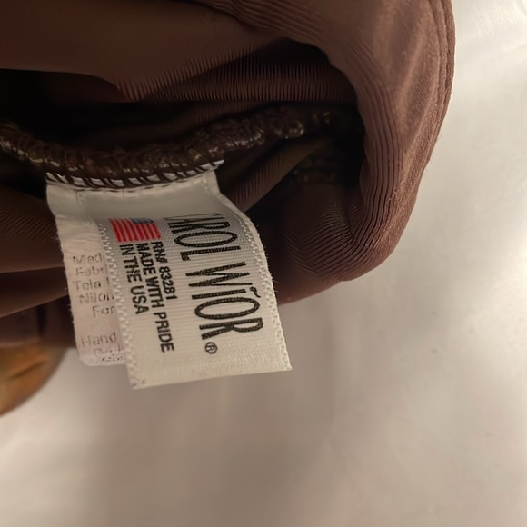 Brown strapless bikini - Picture 6 of 8